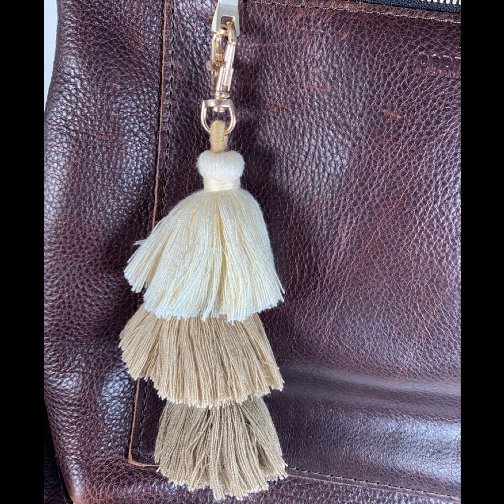 Tassel Purse Charm/Clip - Picture 3 of 5